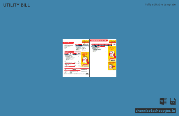 Indonesien Indosat Ooredoo Stromrechnung 2 Seiten, Beispielvorschau